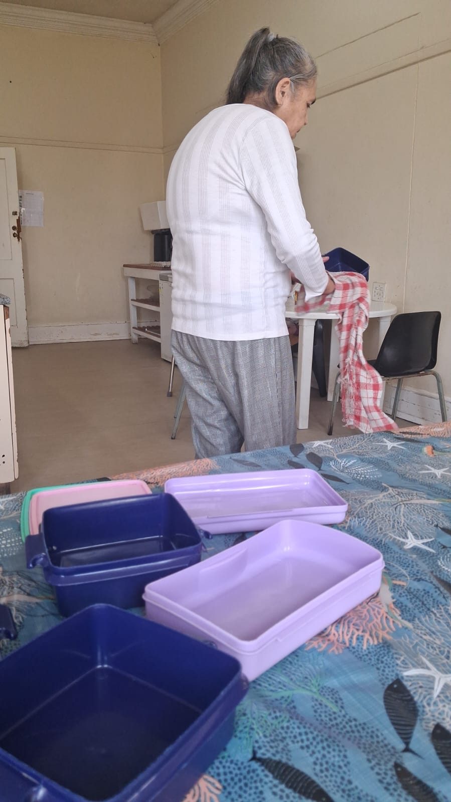 The kitchen in a group home